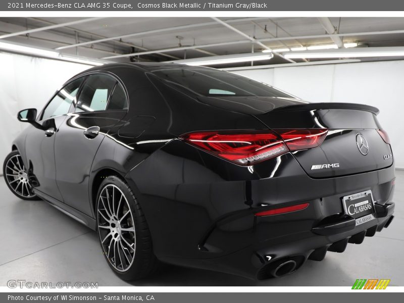 Cosmos Black Metallic / Titanium Gray/Black 2021 Mercedes-Benz CLA AMG 35 Coupe