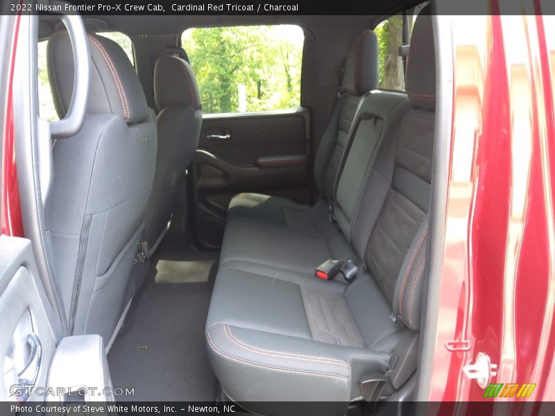 Rear Seat of 2022 Frontier Pro-X Crew Cab