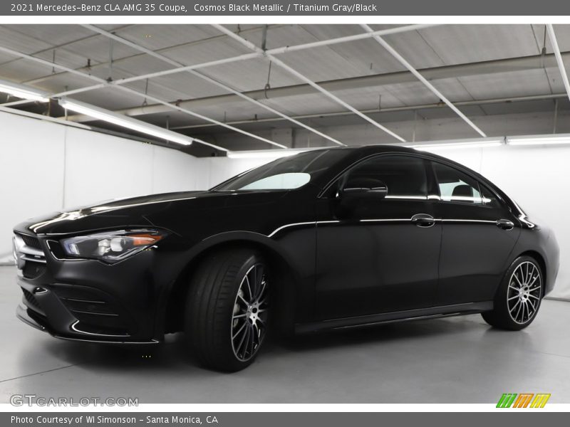 Cosmos Black Metallic / Titanium Gray/Black 2021 Mercedes-Benz CLA AMG 35 Coupe