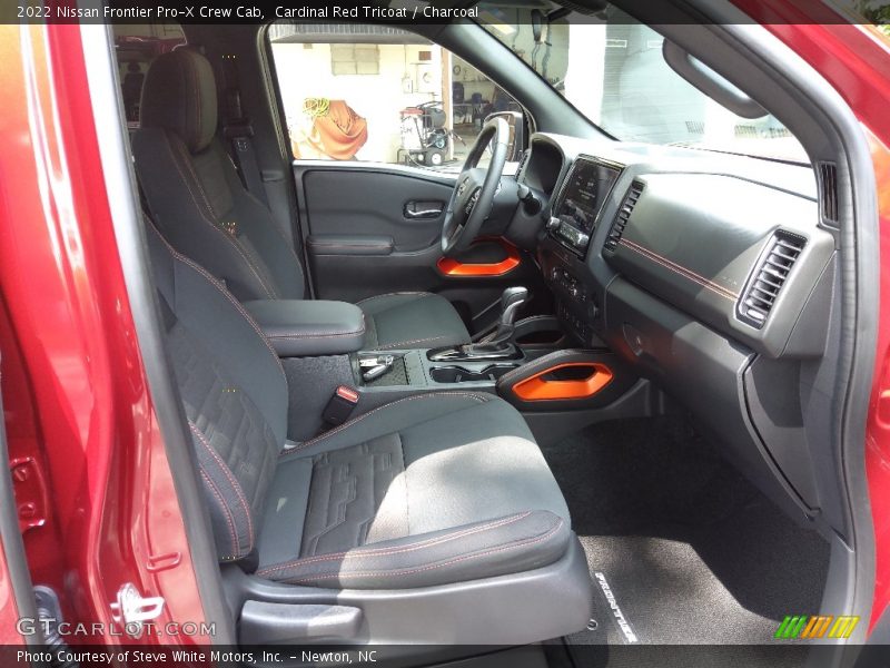 Front Seat of 2022 Frontier Pro-X Crew Cab
