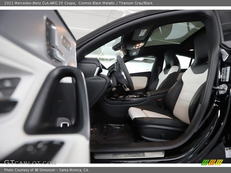 Cosmos Black Metallic / Titanium Gray/Black 2021 Mercedes-Benz CLA AMG 35 Coupe