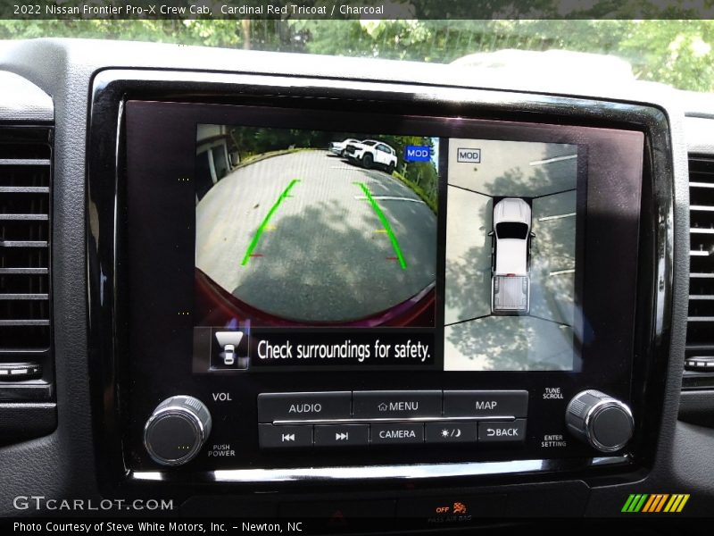 Controls of 2022 Frontier Pro-X Crew Cab