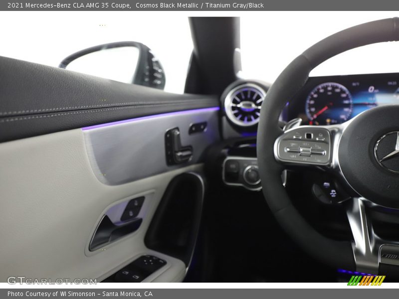 Cosmos Black Metallic / Titanium Gray/Black 2021 Mercedes-Benz CLA AMG 35 Coupe