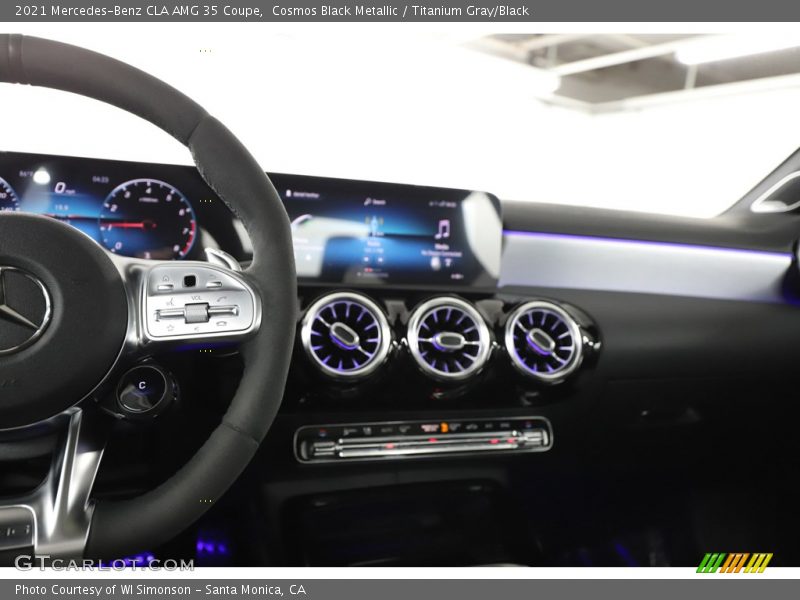 Cosmos Black Metallic / Titanium Gray/Black 2021 Mercedes-Benz CLA AMG 35 Coupe