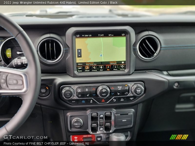 Controls of 2022 Wrangler Unlimited Rubicon 4XE Hybrid