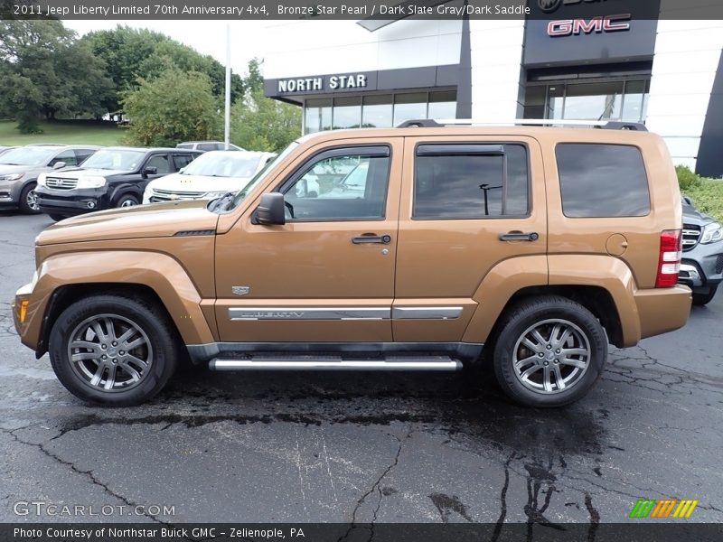 Bronze Star Pearl / Dark Slate Gray/Dark Saddle 2011 Jeep Liberty Limited 70th Anniversary 4x4