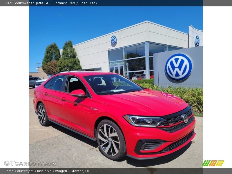 Tornado Red / Titan Black 2020 Volkswagen Jetta GLI