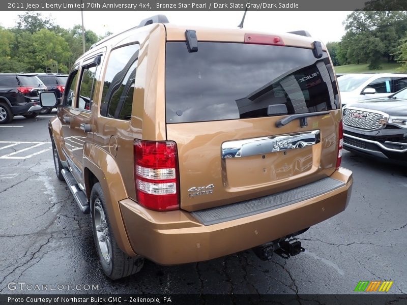 Bronze Star Pearl / Dark Slate Gray/Dark Saddle 2011 Jeep Liberty Limited 70th Anniversary 4x4