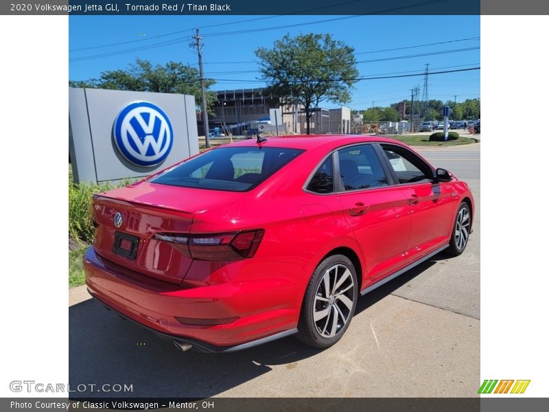 Tornado Red / Titan Black 2020 Volkswagen Jetta GLI