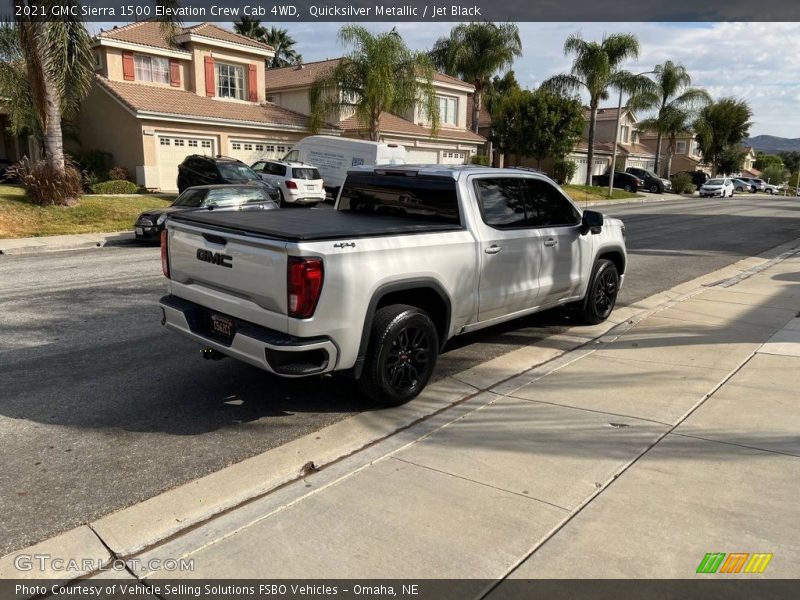 Quicksilver Metallic / Jet Black 2021 GMC Sierra 1500 Elevation Crew Cab 4WD