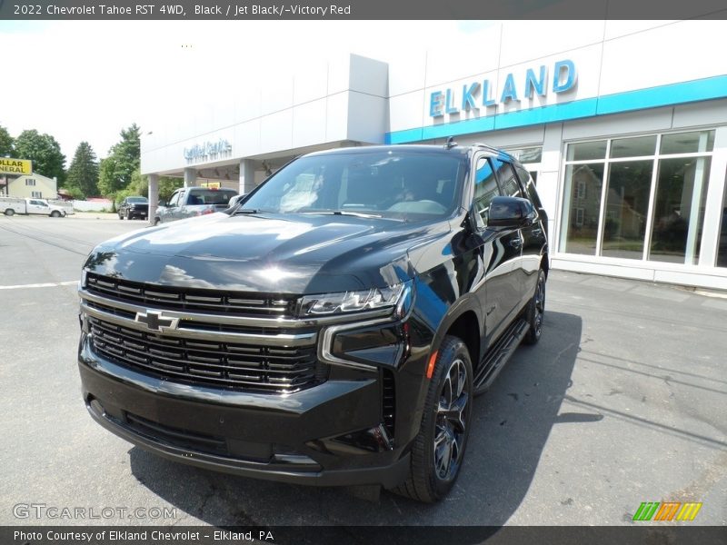 Black / Jet Black/­Victory Red 2022 Chevrolet Tahoe RST 4WD