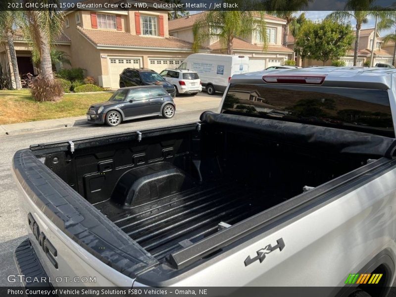 Quicksilver Metallic / Jet Black 2021 GMC Sierra 1500 Elevation Crew Cab 4WD