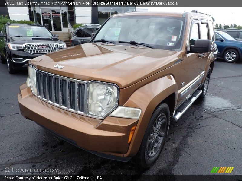 Bronze Star Pearl / Dark Slate Gray/Dark Saddle 2011 Jeep Liberty Limited 70th Anniversary 4x4