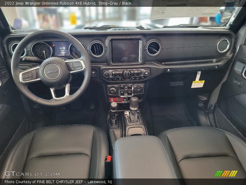 Dashboard of 2022 Wrangler Unlimited Rubicon 4XE Hybrid