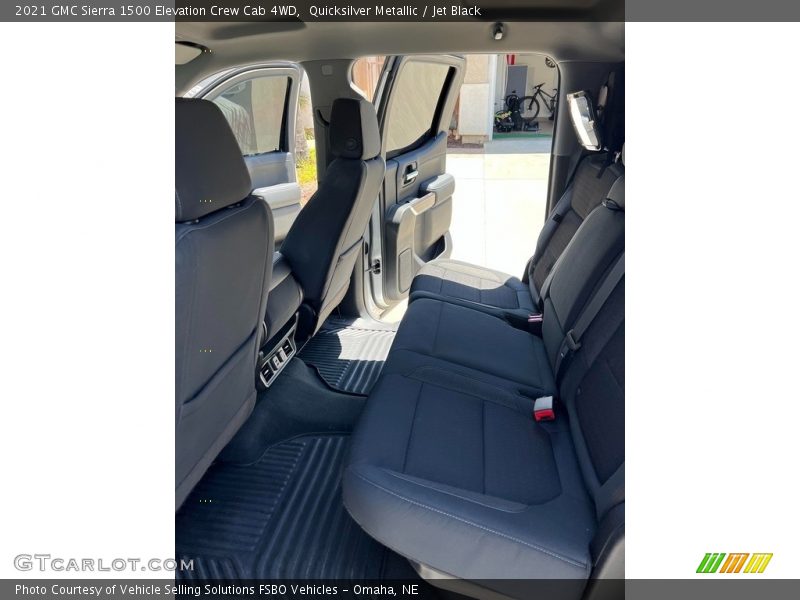 Quicksilver Metallic / Jet Black 2021 GMC Sierra 1500 Elevation Crew Cab 4WD