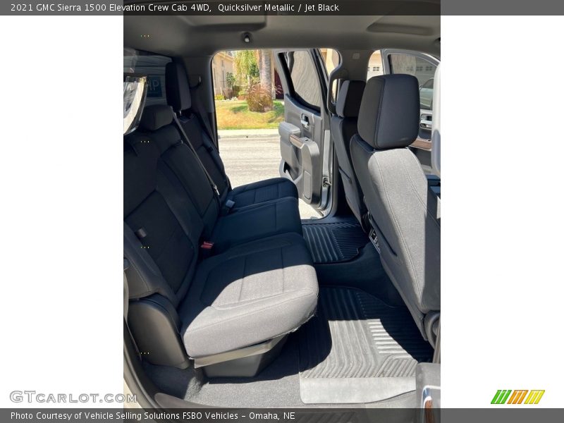 Quicksilver Metallic / Jet Black 2021 GMC Sierra 1500 Elevation Crew Cab 4WD