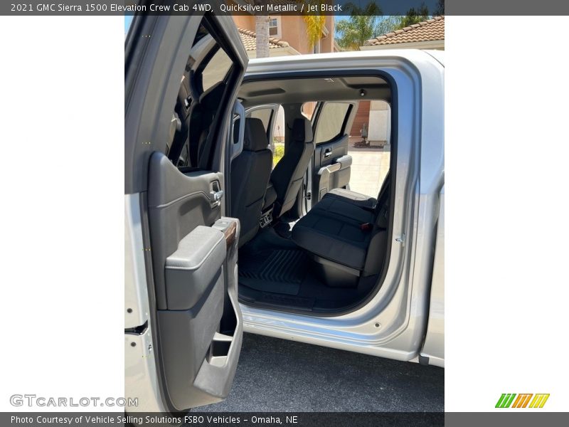 Quicksilver Metallic / Jet Black 2021 GMC Sierra 1500 Elevation Crew Cab 4WD