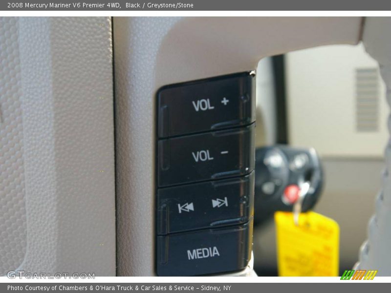 Black / Greystone/Stone 2008 Mercury Mariner V6 Premier 4WD