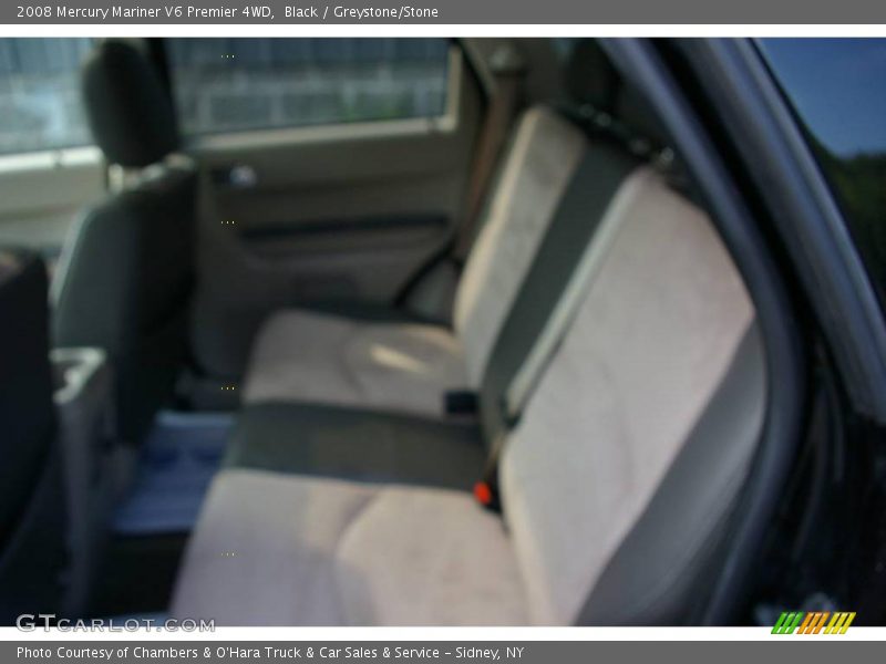Black / Greystone/Stone 2008 Mercury Mariner V6 Premier 4WD
