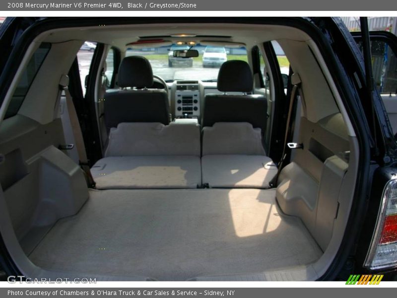 Black / Greystone/Stone 2008 Mercury Mariner V6 Premier 4WD