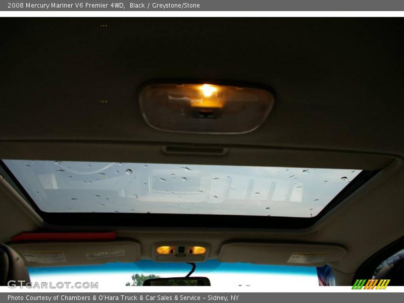 Black / Greystone/Stone 2008 Mercury Mariner V6 Premier 4WD