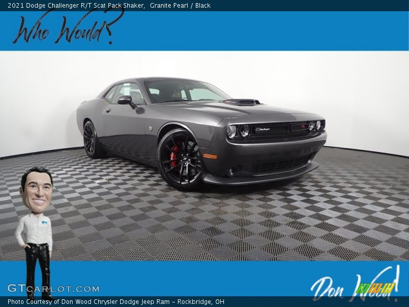 Granite Pearl / Black 2021 Dodge Challenger R/T Scat Pack Shaker