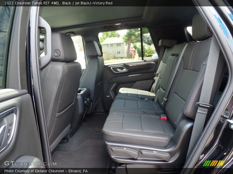 Black / Jet Black/­Victory Red 2022 Chevrolet Tahoe RST 4WD