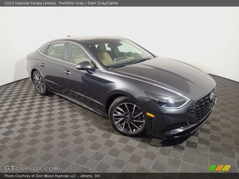 Portofino Gray / Dark Gray/Camel 2020 Hyundai Sonata Limited