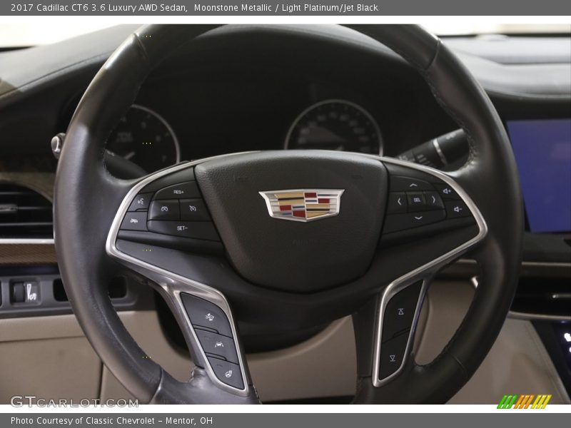 Moonstone Metallic / Light Platinum/Jet Black 2017 Cadillac CT6 3.6 Luxury AWD Sedan
