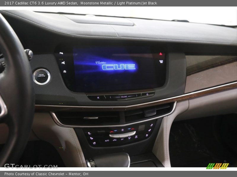 Moonstone Metallic / Light Platinum/Jet Black 2017 Cadillac CT6 3.6 Luxury AWD Sedan