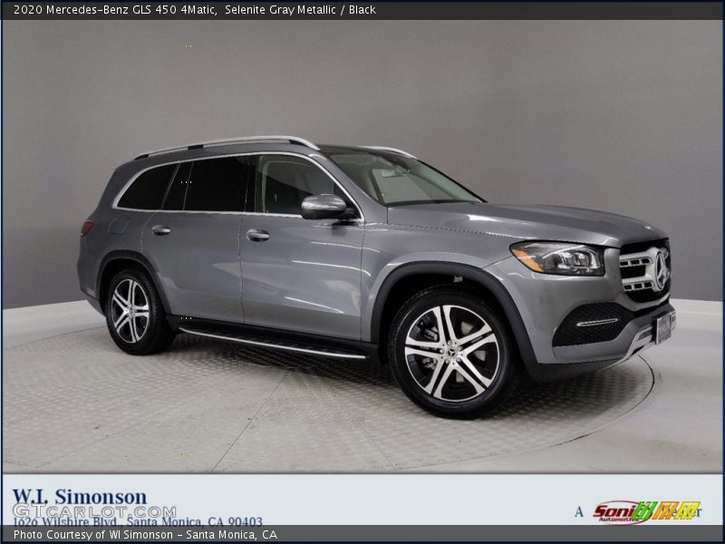 Selenite Gray Metallic / Black 2020 Mercedes-Benz GLS 450 4Matic
