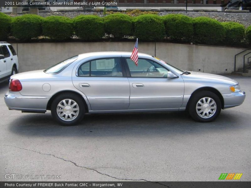 Silver Frost Metallic / Light Graphite 2001 Lincoln Continental