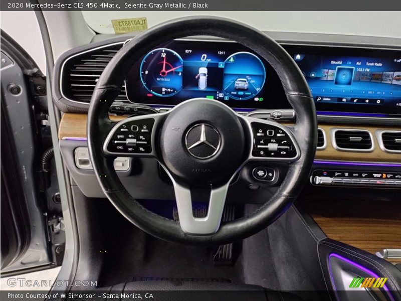 Selenite Gray Metallic / Black 2020 Mercedes-Benz GLS 450 4Matic