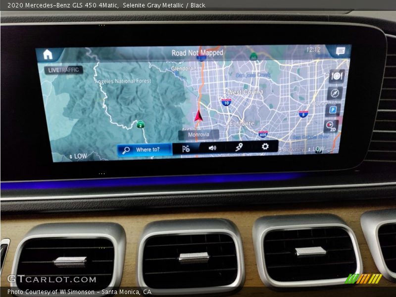 Selenite Gray Metallic / Black 2020 Mercedes-Benz GLS 450 4Matic