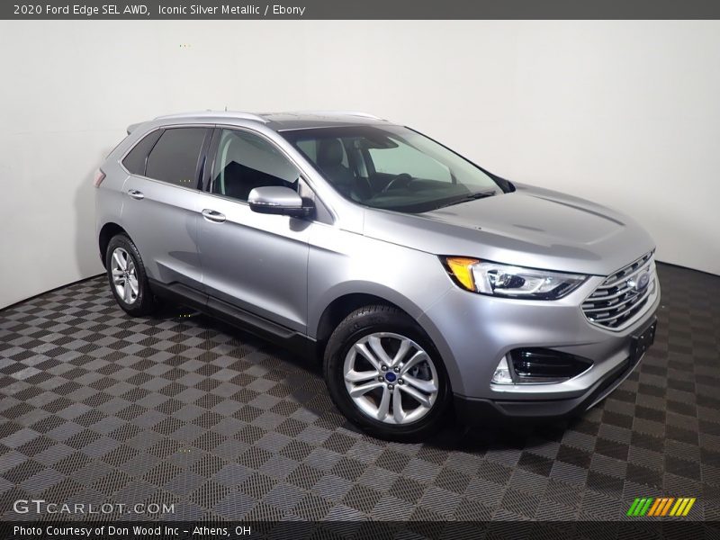 Iconic Silver Metallic / Ebony 2020 Ford Edge SEL AWD