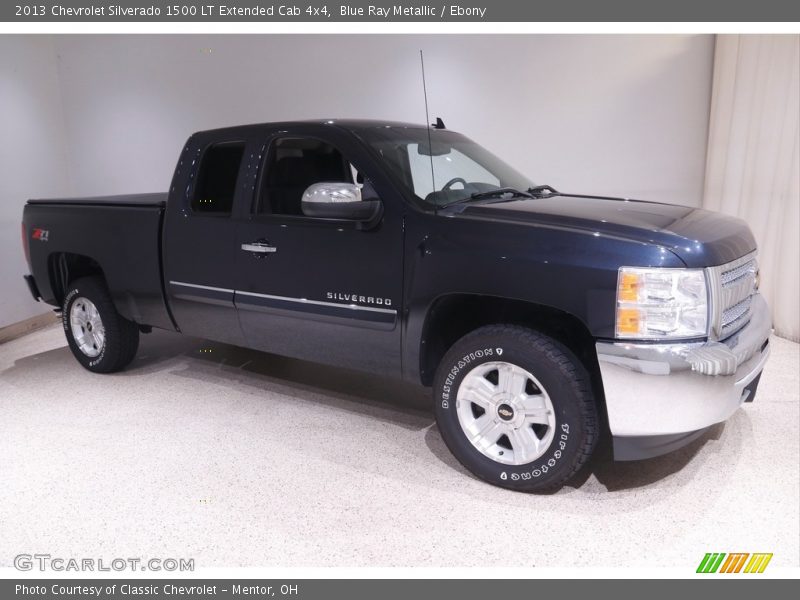 Blue Ray Metallic / Ebony 2013 Chevrolet Silverado 1500 LT Extended Cab 4x4