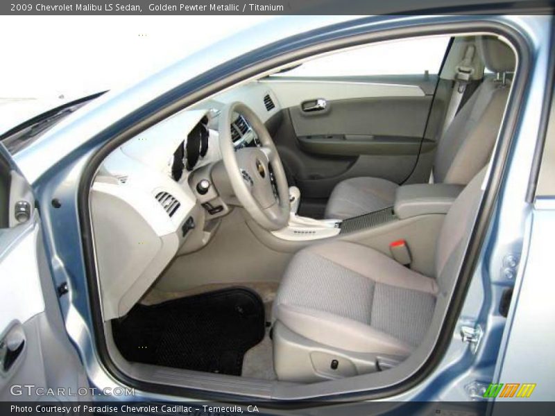 Golden Pewter Metallic / Titanium 2009 Chevrolet Malibu LS Sedan