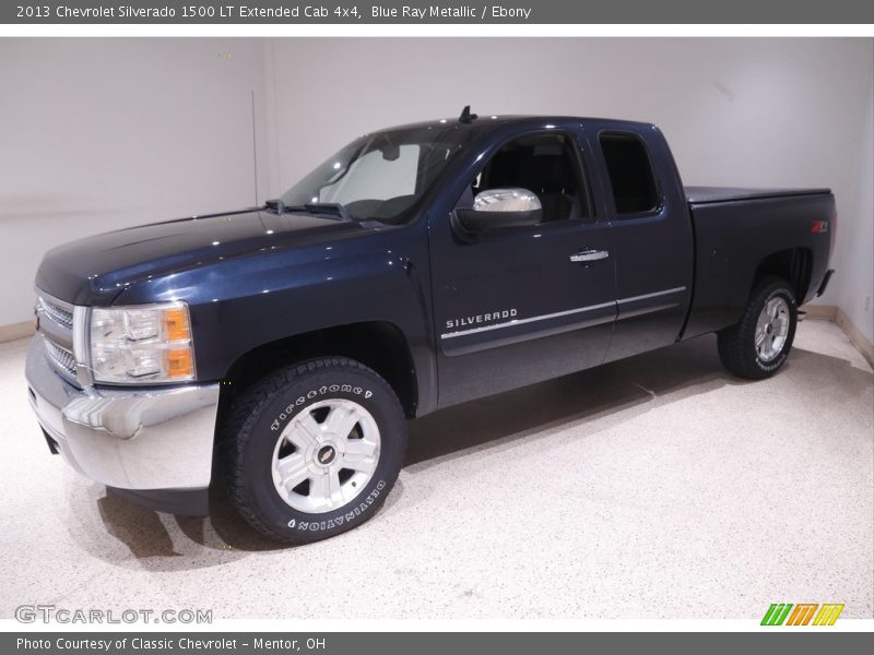 Blue Ray Metallic / Ebony 2013 Chevrolet Silverado 1500 LT Extended Cab 4x4