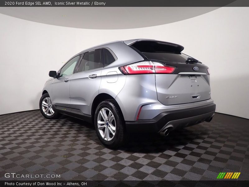 Iconic Silver Metallic / Ebony 2020 Ford Edge SEL AWD