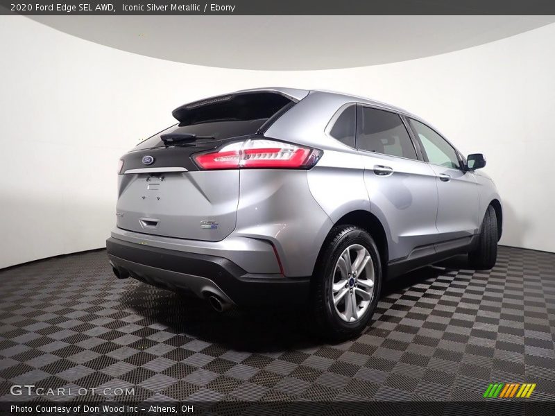 Iconic Silver Metallic / Ebony 2020 Ford Edge SEL AWD