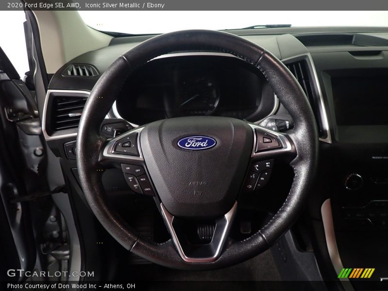 Iconic Silver Metallic / Ebony 2020 Ford Edge SEL AWD