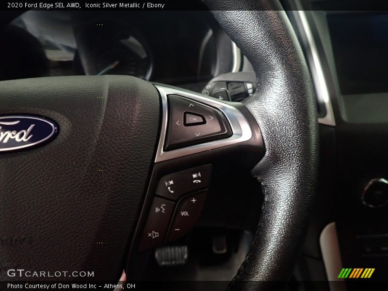 Iconic Silver Metallic / Ebony 2020 Ford Edge SEL AWD