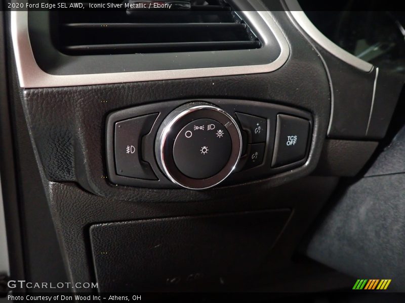 Iconic Silver Metallic / Ebony 2020 Ford Edge SEL AWD