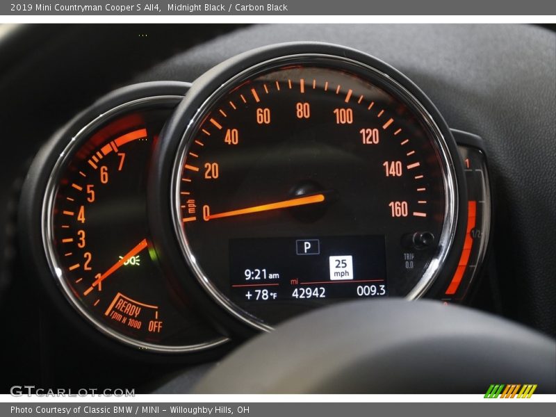 Midnight Black / Carbon Black 2019 Mini Countryman Cooper S All4