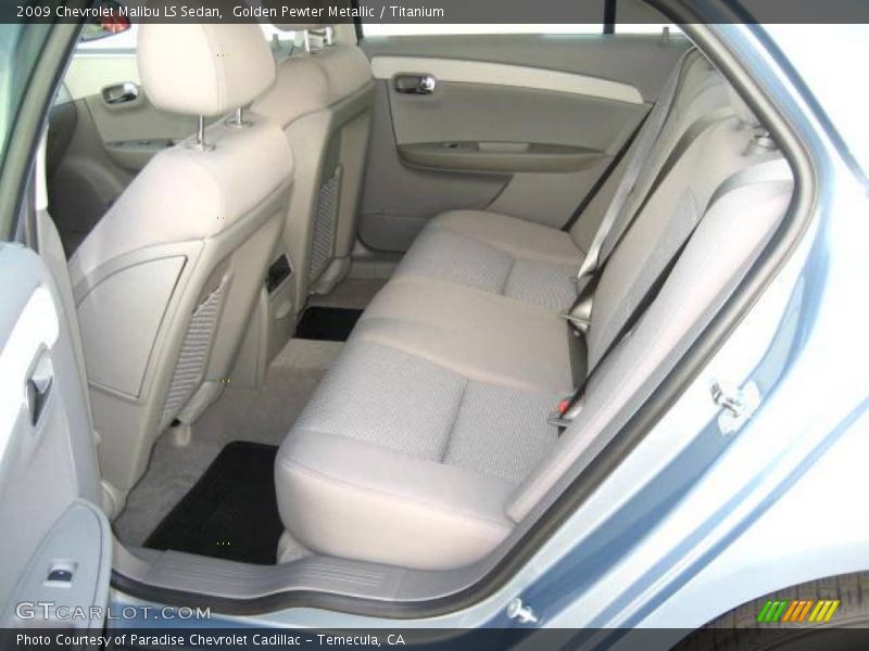 Golden Pewter Metallic / Titanium 2009 Chevrolet Malibu LS Sedan