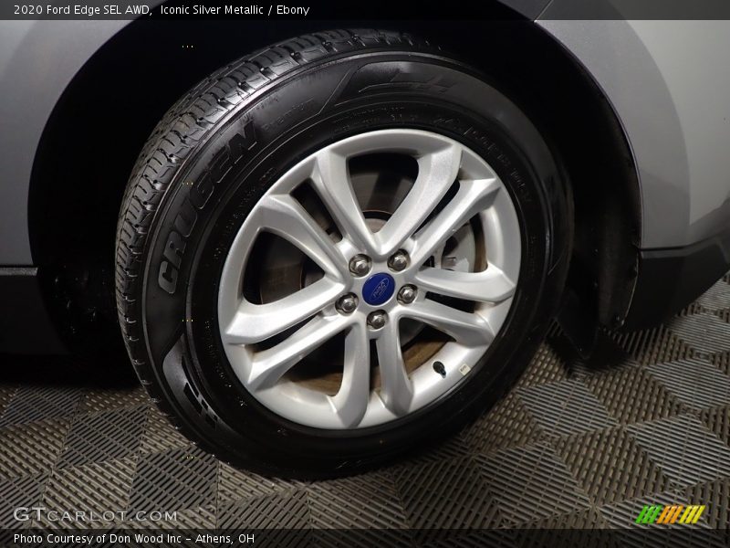 Iconic Silver Metallic / Ebony 2020 Ford Edge SEL AWD