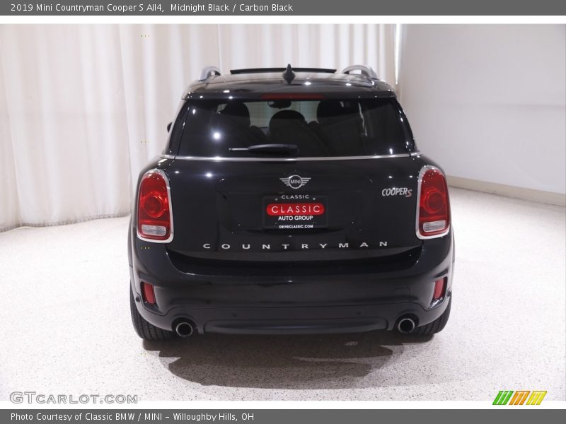Midnight Black / Carbon Black 2019 Mini Countryman Cooper S All4