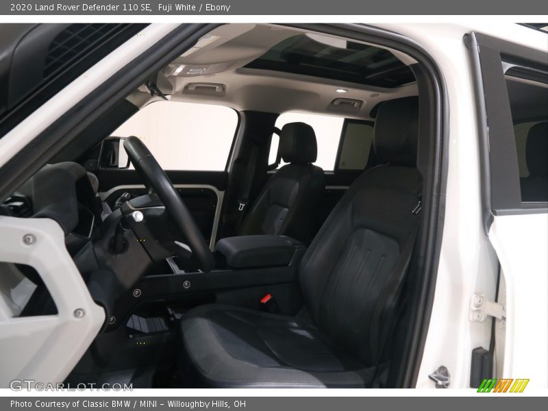 Front Seat of 2020 Defender 110 SE
