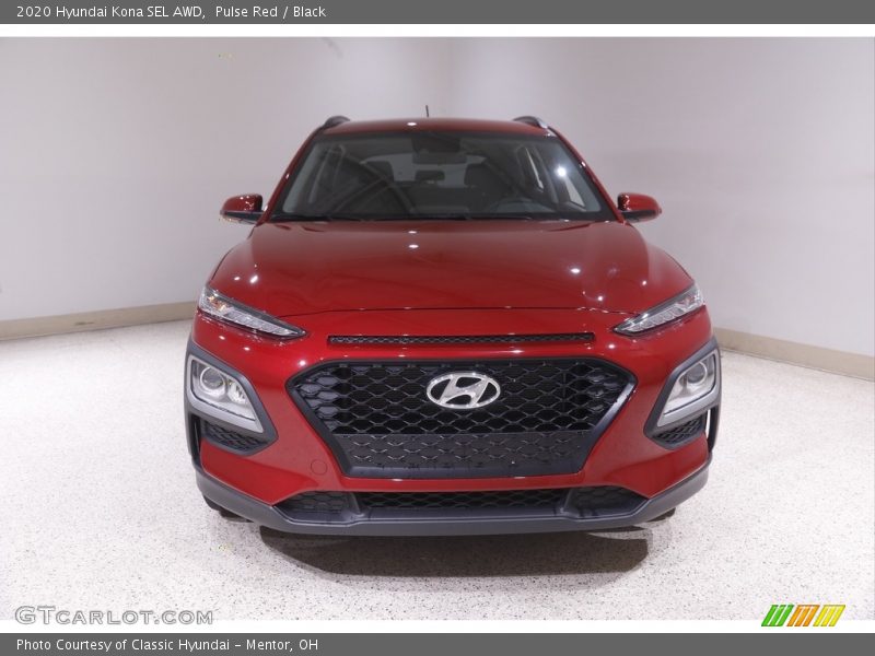 Pulse Red / Black 2020 Hyundai Kona SEL AWD