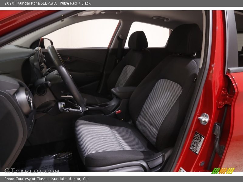 Pulse Red / Black 2020 Hyundai Kona SEL AWD